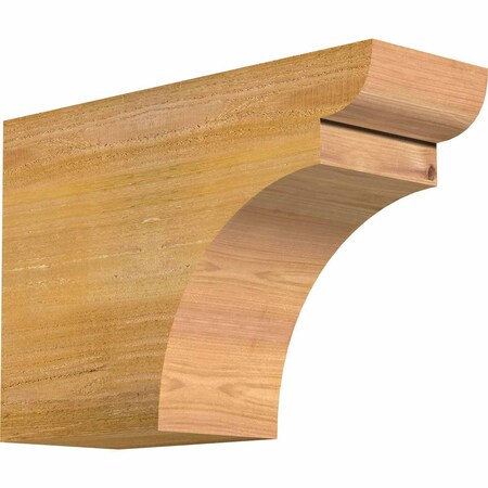 Ekena Millwork Yorktown Rough Sawn Rafter Tail, Western Red Cedar, 6"W x 12"H x 18"L RFT06X12X18YOR00RWR
